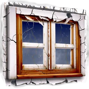 Cracked Window PNG 05042024