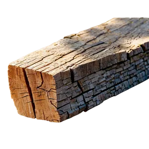 Cracked Wood Plank PNG 05042024