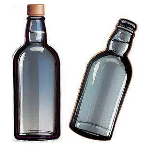 Craft Alcohol Bottle Png Dvu PNG image