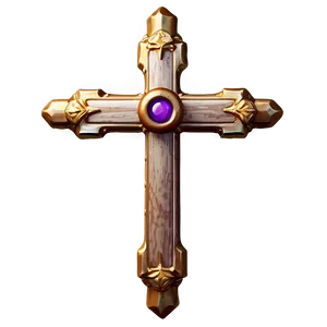 Crafted Cross Model PNG Rkn43
