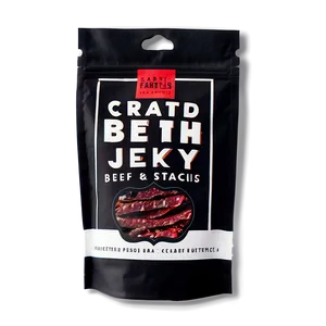 Crafted Small Batch Beef Jerky PNG Pew98 PNG