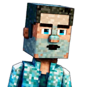 Crafting Steve Minecraft Head Png Req8 PNG image