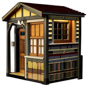 Craftsman House Details PNG Bro