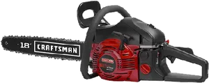 Craftsman18 Inch Chainsaw PNG