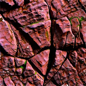Craggy Rock Texture PNG 97