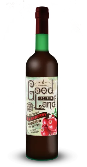 Cranberry Liqueur Bottle PNG image