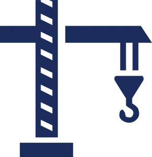 Crane Construction Symbol PNG