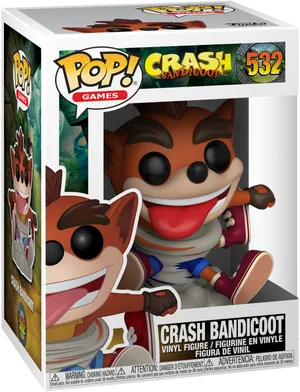 Crash Bandicoot Funko Pop Vinyl Figure532 PNG image
