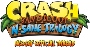 Crash Bandicoot N Sane Trilogy Logo PNG image