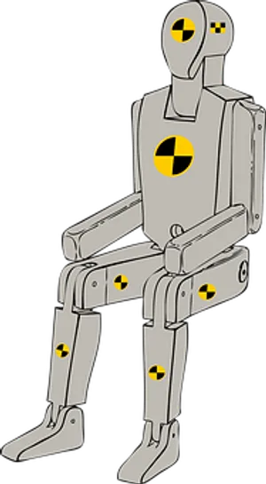 Crash Test Dummy Illustration
