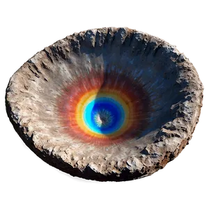 Crater Bird's Eye Perspective PNG 69