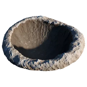 Crater Bird's Eye Perspective PNG Abh PNG