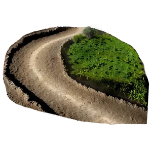 Crater Footpath Winding Trail PNG 06132024 PNG