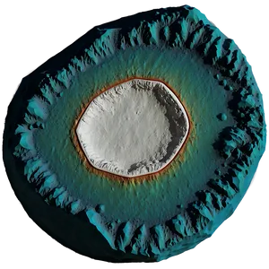 Crater Geological Study Sample PNG Myk