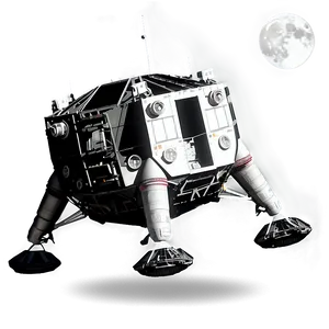 Crater Lunar Module Landing PNG Yfj55 PNG