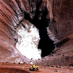 Crater Mining Site Operation PNG Mhk53 PNG