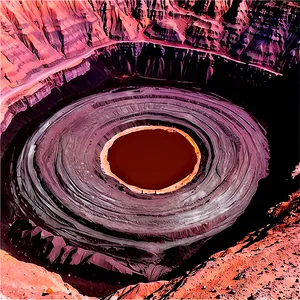 Crater Mining Site Operation PNG Rgn PNG