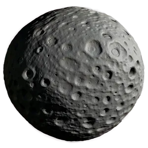 Cratered Asteroid PNG Pme PNG
