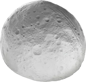 Cratered Asteroid Surface