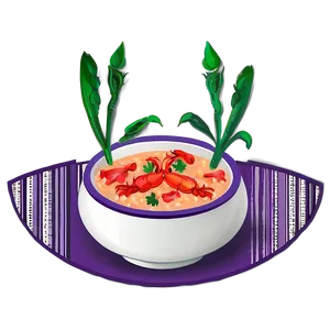 Crawfish Dip Illustration PNG 18