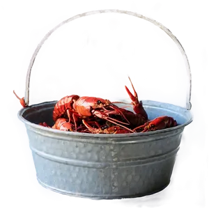 Crawfish In A Bucket Png 06122024 PNG image