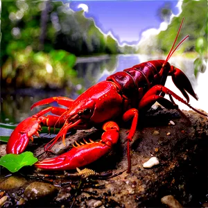 Crawfish In Natural Habitat Png 06122024 PNG image