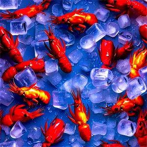 Crawfish On Ice PNG Huf