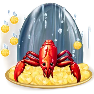 Crawfish On Ice PNG Scw