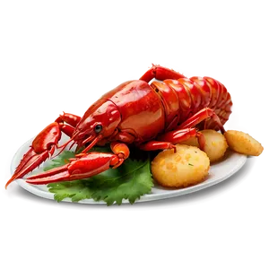 Crawfish Seafood Gourmet Png Fbi PNG image