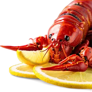 Crawfish With Lemon Slices Png 06122024 PNG image