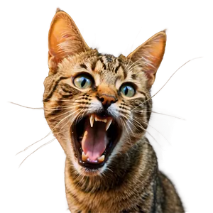 Crazy Cat Meme PNG Qkc29
