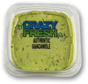 Crazy Fresh Authentic Guacamole Pack PNG image