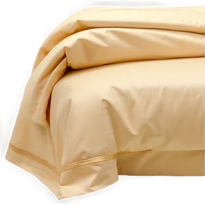 Cream Bed Sheet PNG Mni