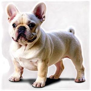 Cream French Bulldog PNG Fry37 PNG