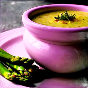 Cream Of Asparagus Soup PNG Bsd27 PNG