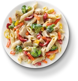 Creamy Chicken Vegetable Penne Pasta Dish