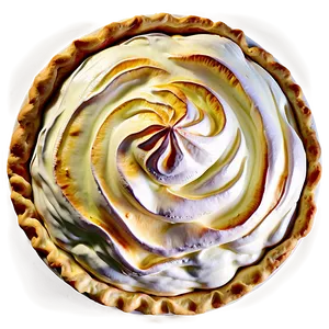 Creamy Lemon Meringue Pie PNG Gwq43