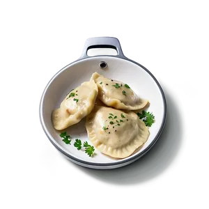 Creamy Mushroom Pierogi PNG Rmj