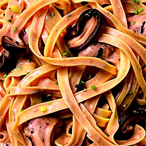 Creamy Mushroom Tagliatelle PNG 99