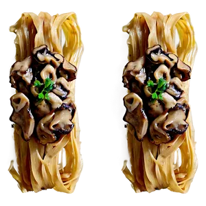 Creamy Mushroom Tagliatelle PNG Njj
