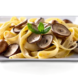 Creamy Mushroom Tagliatelle PNG Qkj53