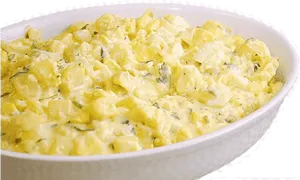 Creamy Potato Salad Dish PNG image