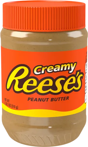 Creamy Reeses Peanut Butter Jar PNG