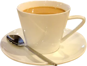 Creamy Teain White Cup
