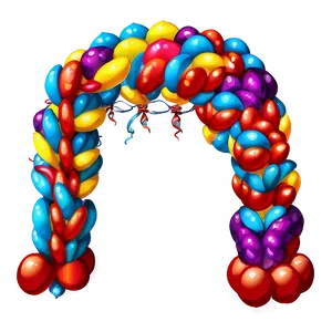 Creative Balloon Arch Designs Png Yxh PNG image