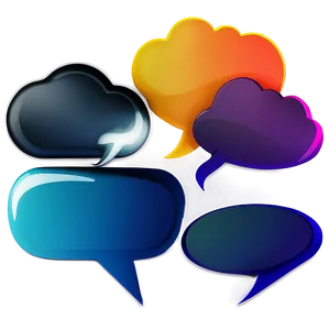 Creative Chat Bubble Png 52 PNG image