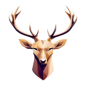 Creative Deer Head Logo PNG Iod PNG