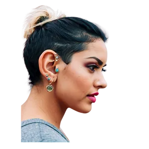 Creative Ear Piercing Themes PNG Sip