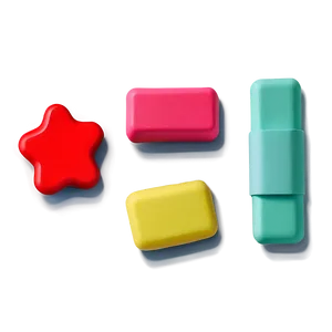 Creative Eraser Shapes PNG Nuu PNG