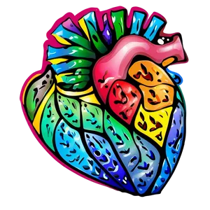 Creative Heart Doodle Png Rmb87 PNG image